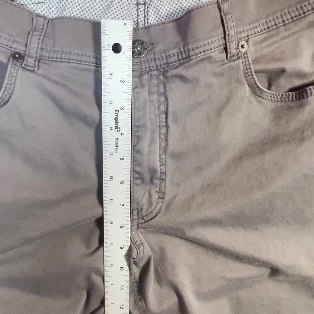 Brax Feel Good Cooper Fancy Regular Fit Mens Grey Pants 36x34 80-2000/06 - Picture 8 of 10